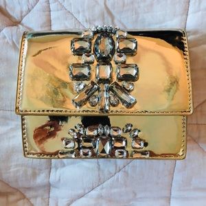 Zara Gold Crossbody Bag